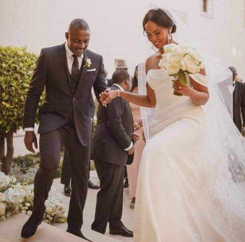 Eve Elba’s son, Idris Elba, and Daughter-in-law, Sabrina Dhowre.